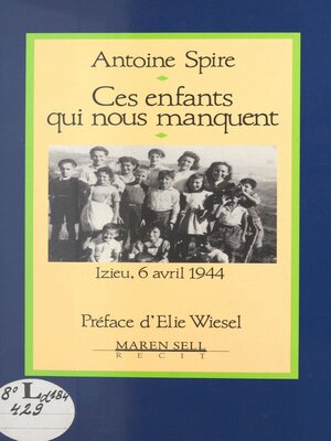 cover image of Ces enfants qui nous manquent